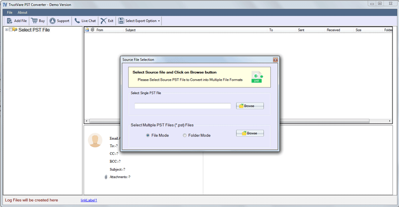 TrustVare PST Converter