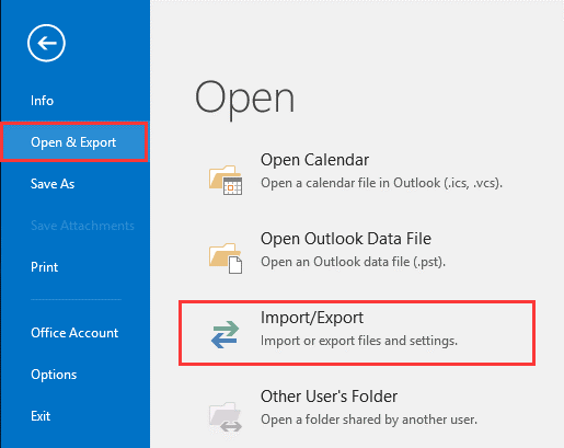 Open Outlook OST File