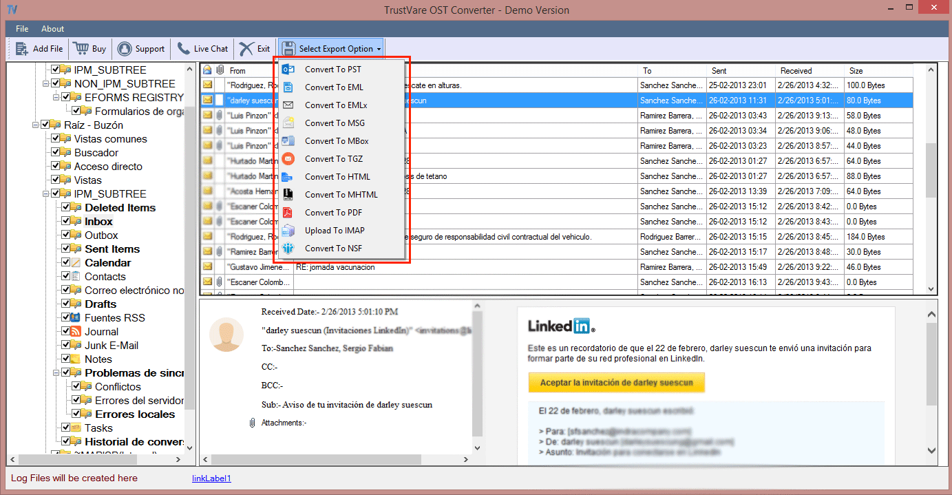 OST to NSF Converter